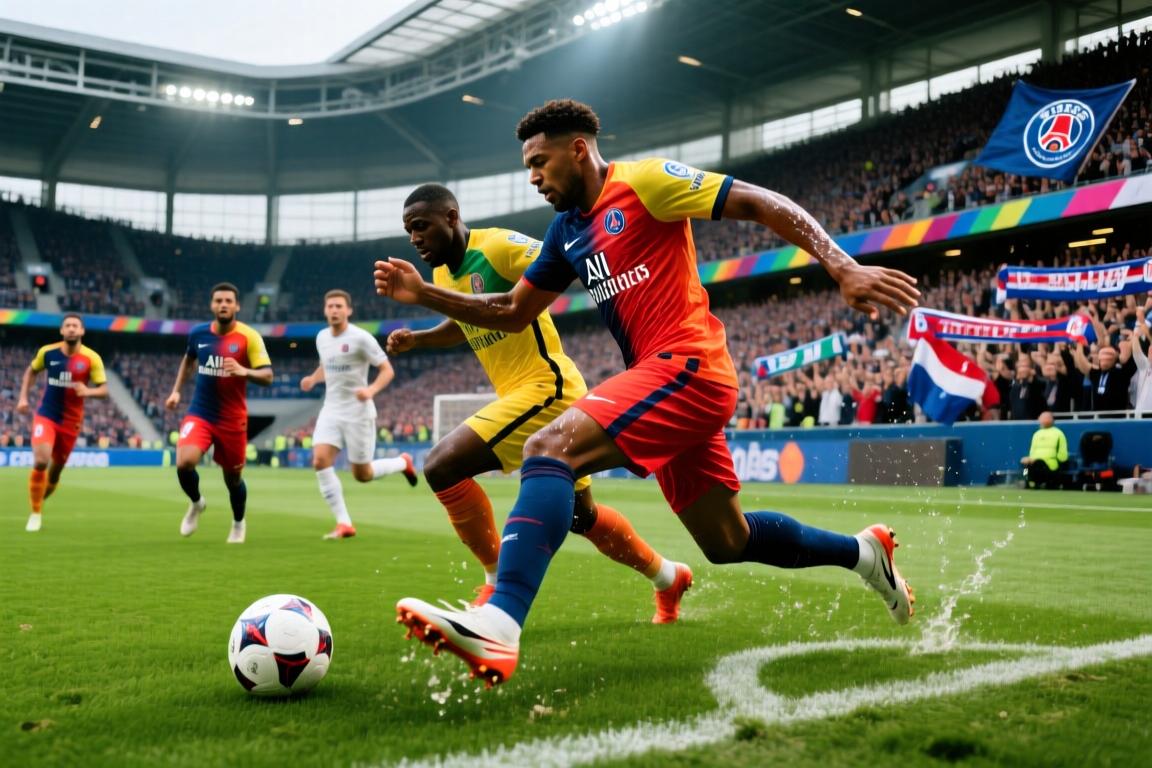 法甲球迷看台氛围